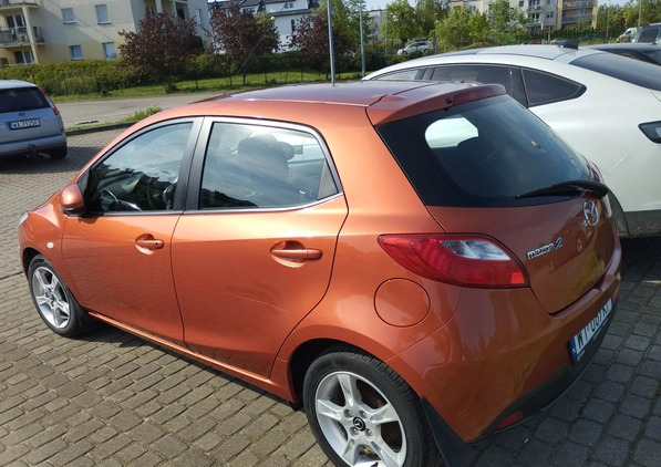 Mazda 2 cena 14000 przebieg: 137970, rok produkcji 2008 z Warszawa małe 121